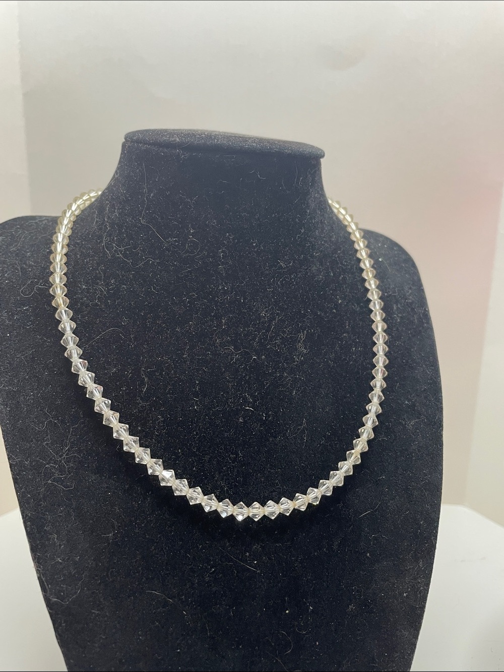 Vintage METALL Crystal Necklace